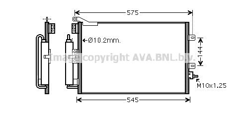 AVA QUALITY COOLING Конденсатор, кондиционер RT5395D